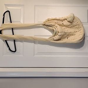 Armani Exchange Knitted Yarn Shoulder Bag